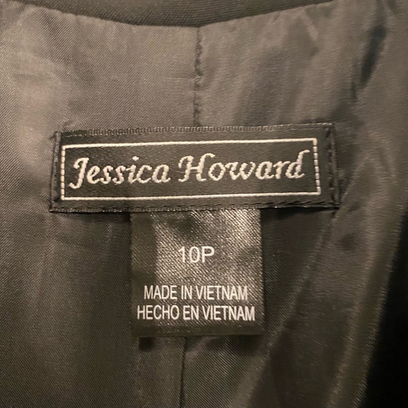 Jessica Howard Cropped Jacket Black size 10P - Picture 2 of 2